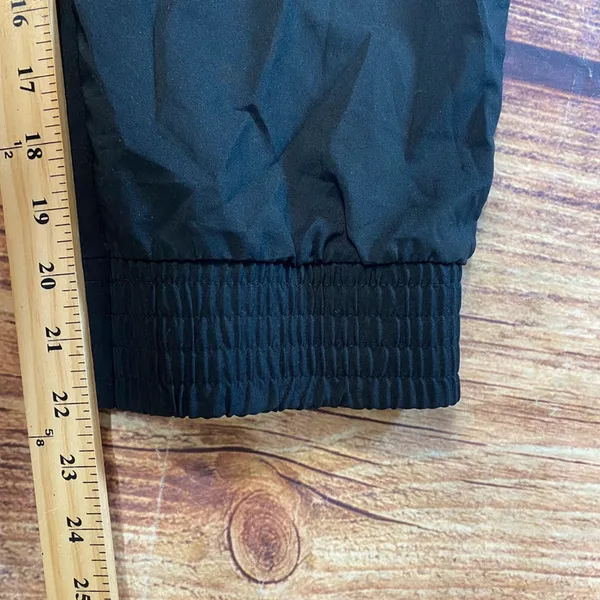 Pro Player XL Black Windbreaker Style Joggers Ankle Pull Up Retro - Image 5