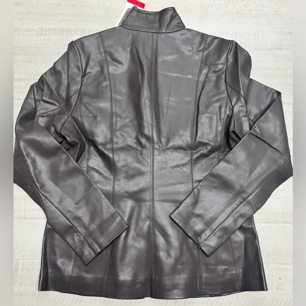 Kenneth cole  NWT Faux leather Jacket - Image 2