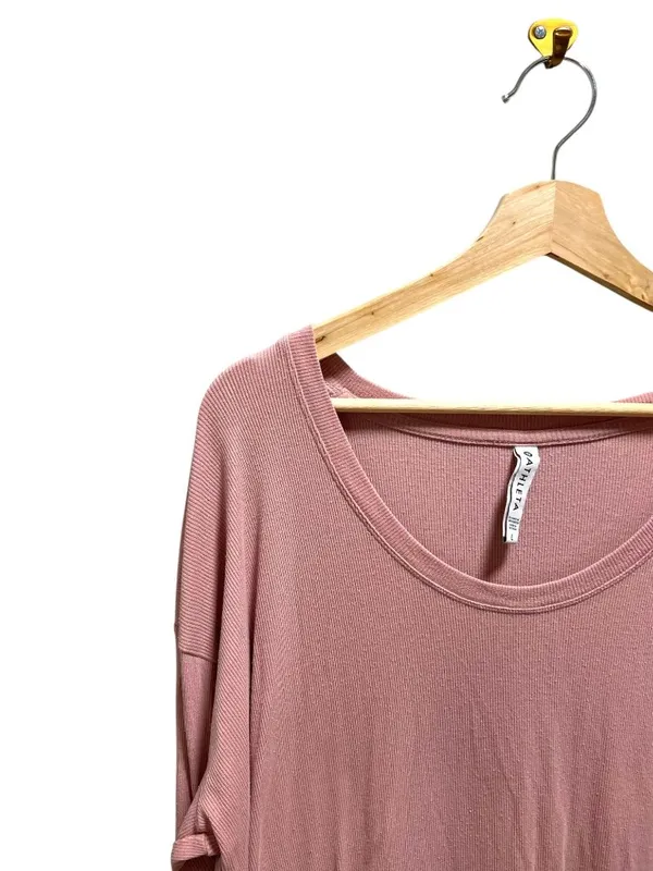 Athleta Cloud Light Scoop Neck Top Pink Size L Athletic Workout Gym Athleisure - Image 8