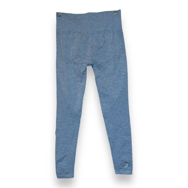 Gymshark Vital Seamless Legging‎ Ash Teal Compression Athletic Running Gym No Sz - Image 3
