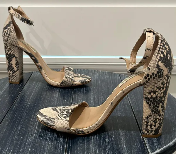 Steve Madden Snake Print Heels - Image 8