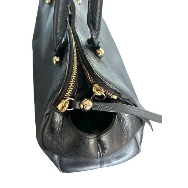 Kate Spade NY Textured Black Leather Satchel - Image 3