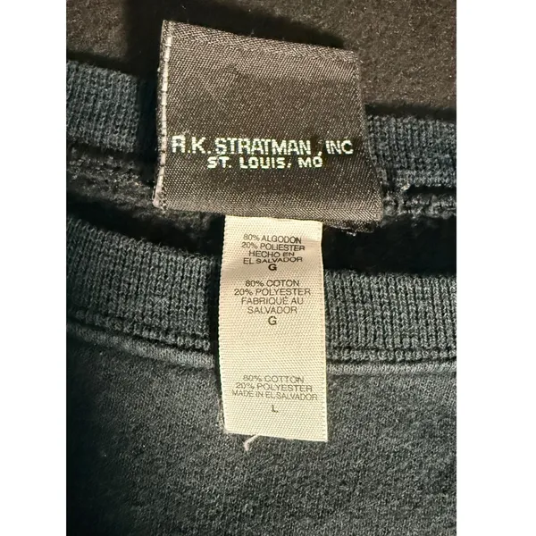 Harley Davidson Womens L Black Rhinestone Crewneck Sweatshirt York PA Y2K Biker - Image 8