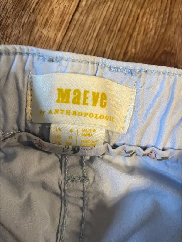 Maeve Blue Tapered Cargo Pants - Image 5