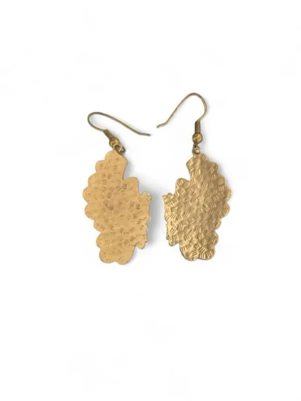 NWOT Cloisonné Butterfly Wings Earrings - Image 2