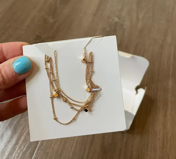 Lily Sky Sydney Bracelet Duo gold jewelry layering set NEW in packaging - Image 8