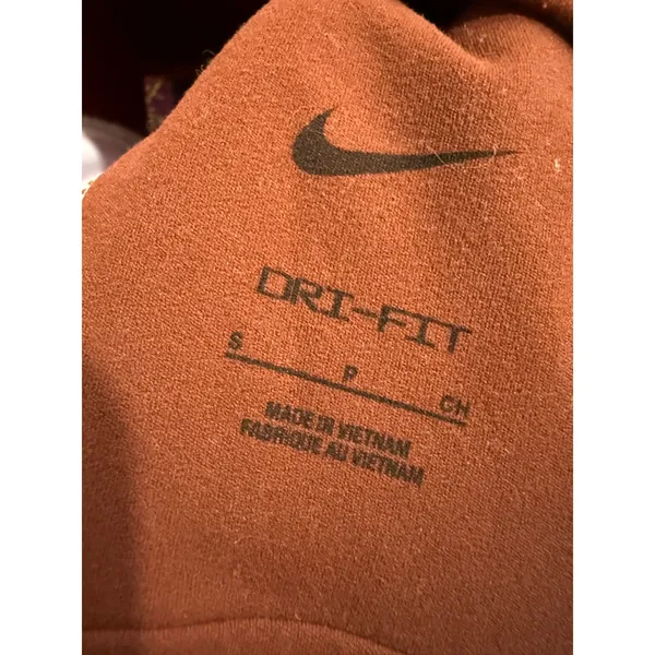 Nike Dri-FIT Womens High Neck Layered Sports Bra Lilac Rust Brown‎ Size Small - Image 6