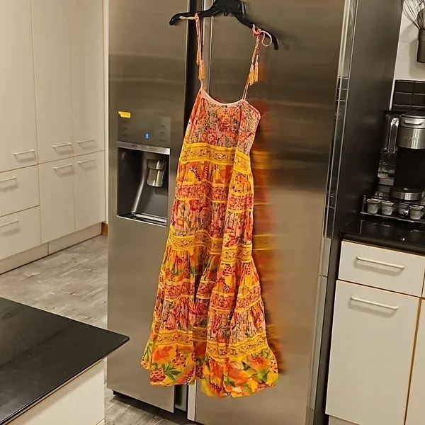 💕FARM RIO💕 Mixed Fruits Paradise Midi Dress ~ Small S NWT - Image 12