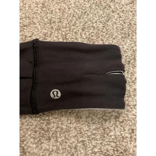 Lululemon Crossover Headband Black Reflective Running Yoga Workout - Image 4