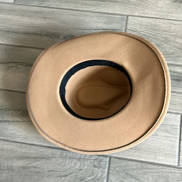 Felt tan hat - Image 5
