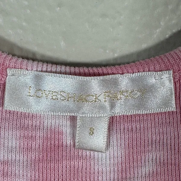 Love Shack Fancy Pink Tie Dye Midi Dress Womens S Boho Coastal Beachy Summer - Image 11