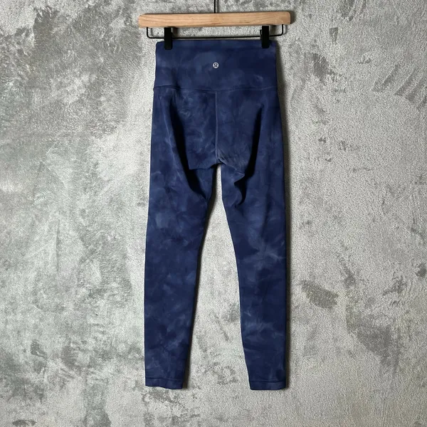 Lululemon Wunder Train High-Rise Tight 25" Diamond Dye Shade Naval Blue Size 4 - Image 5