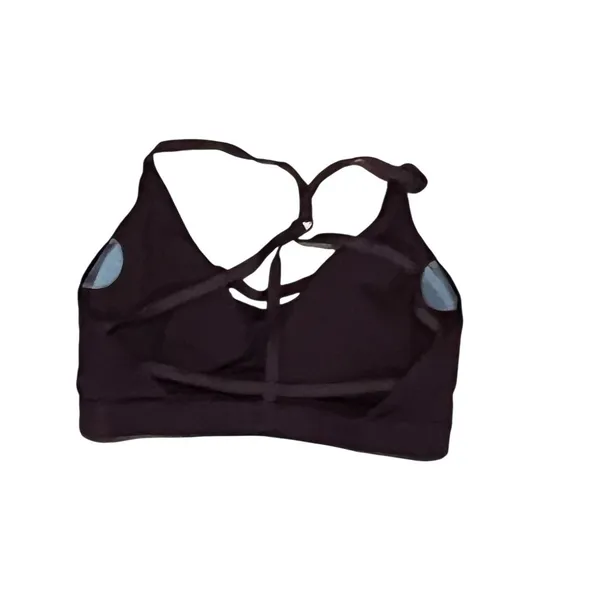 Nike Indy Dri-FIT Sports Bra Womens Petite Small Burgundy Strappy - Image 4