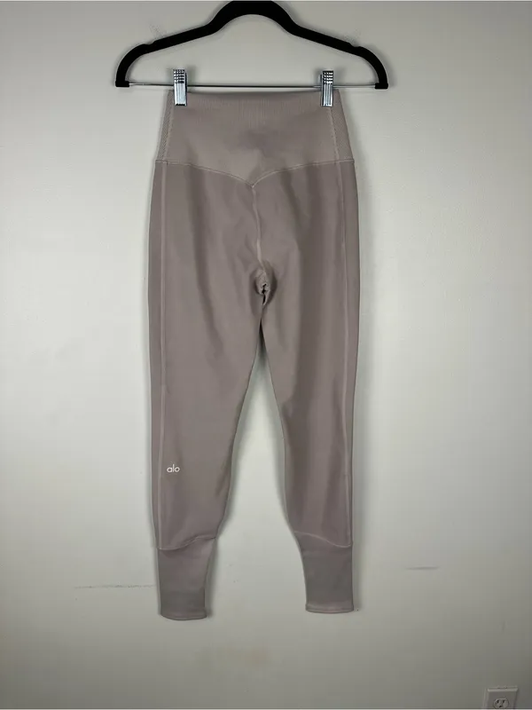 Alo Yoga Alosoft High-Waist Washed Lounge Leggings Women’s Sz XS - Image 5