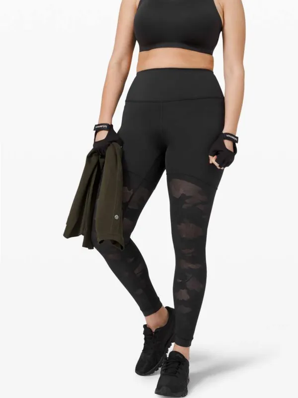 Lululemon Sheer Will High-Rise Tight 28" *Camo Black - Image 2