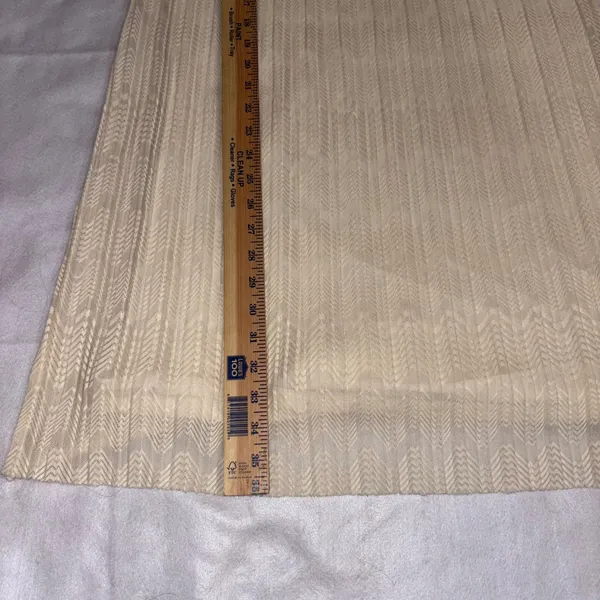 Meadow Rue Anthropologie Prespa Dress Size‎ 6 Cream Sleeveless V-Neck Textured - Image 10
