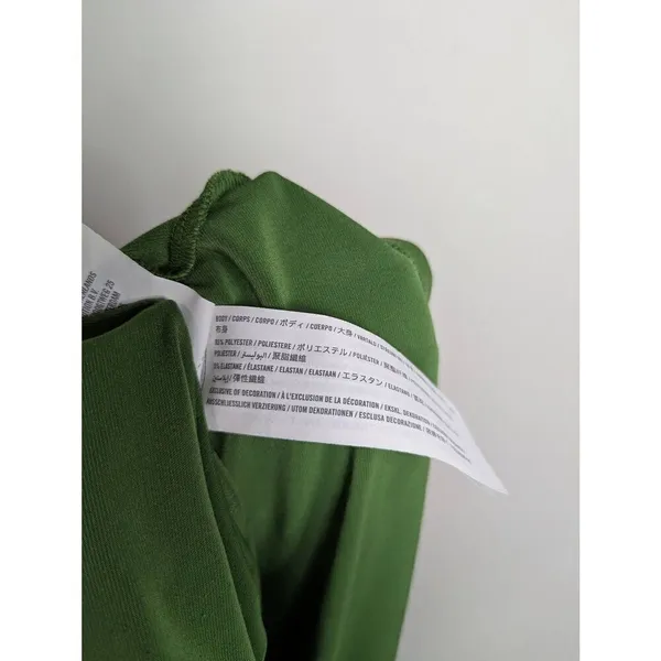 Abercrombie & Fitch slim jersey button down shirt green Small - Image 8
