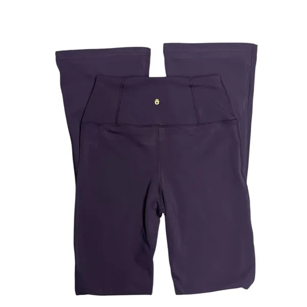 NWOT Spiritual Gangster Dark Purple Flare Leggings Pants Size Small - Image 2