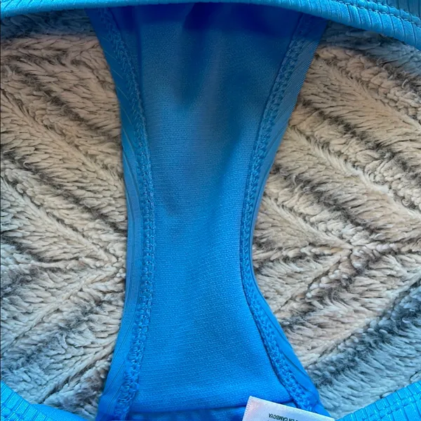 Wild Fable Womens Light Blue Ribbed Bralette‎ Bikini Set Size Small S 4-6 - Image 5