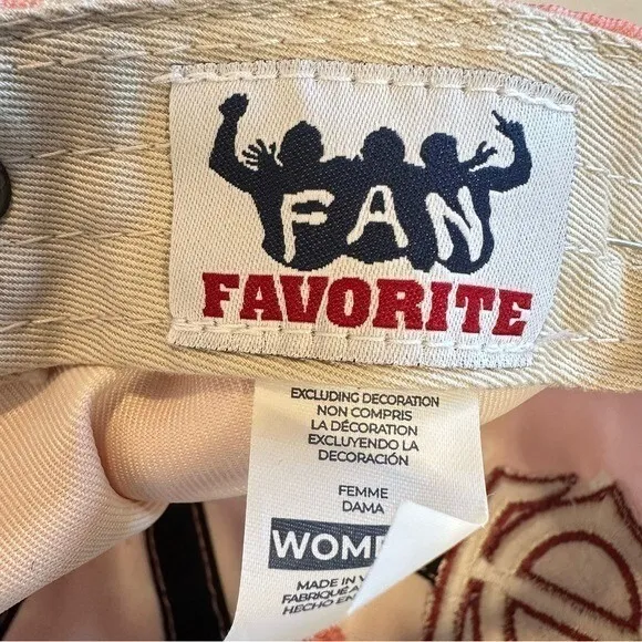Minnesota Twins Women's Pink and White‎ Camo Swirl Baseball Cap Hat Adjustable - Image 4