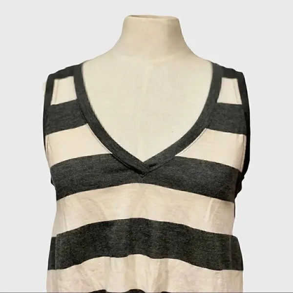Socialite Stripe Front Tie Tank Top - Image 4