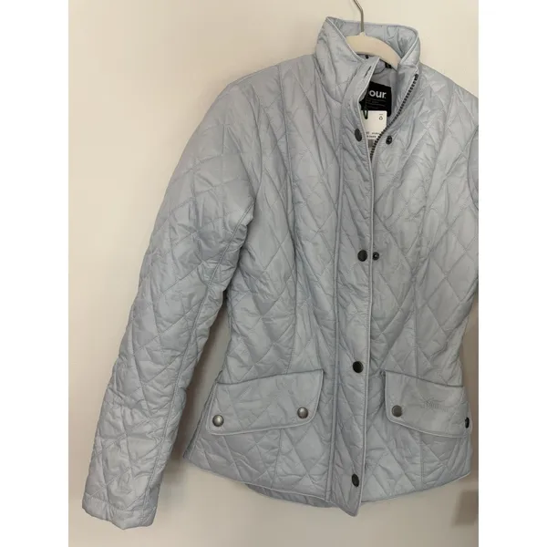 BARBOUR Women’s Flyweight Quilted Jacket Breeze Blue Sz US 4 = UK 8 NWT - Image 8
