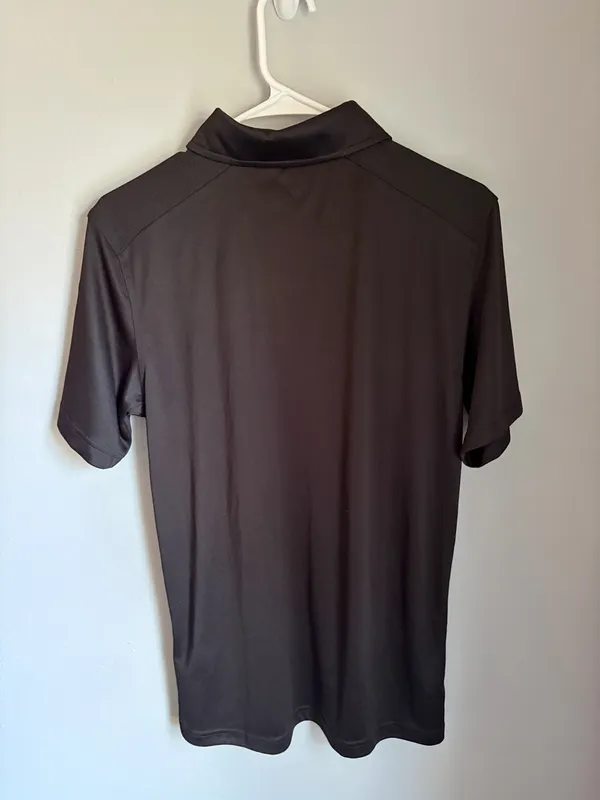 Majestic Men’s Black Polo with White Chest Stripe and White Sox Logo - Image 3