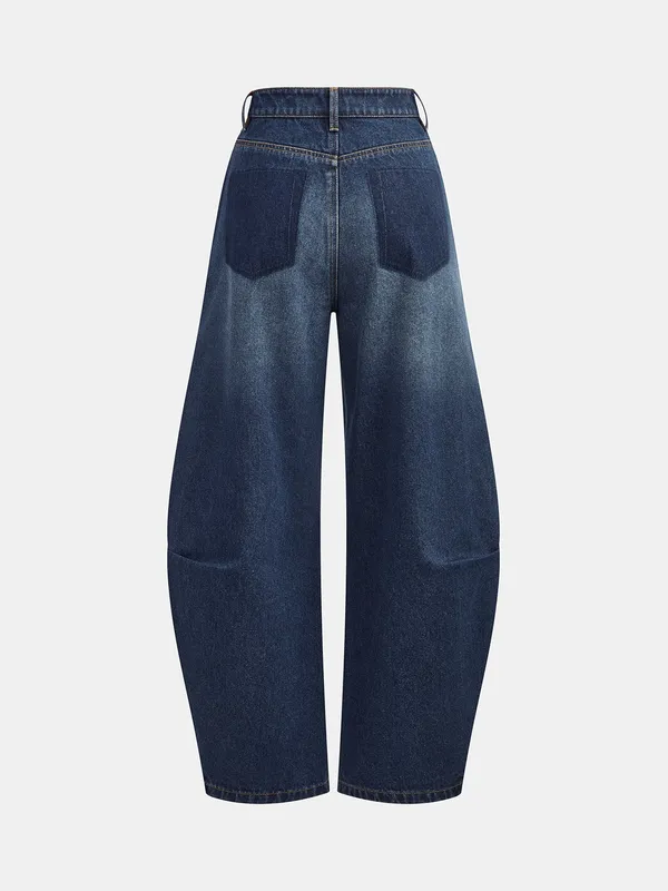 Commence NWT Trendy Mid-Waisted Denim Curved-Leg Pants Small - Image 3