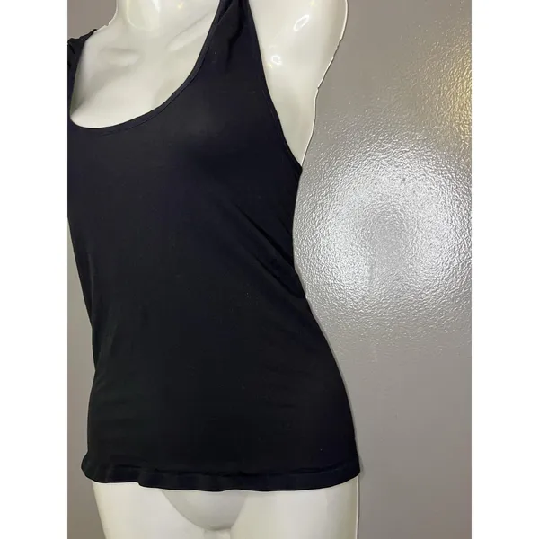 Free People Intimately Camisole Tank Top Womens M/L Black Stretch Scoop Neck - Image 4