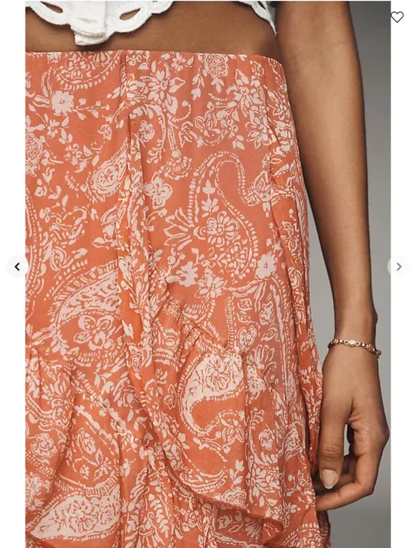 Anthropologie Ruffle Cascade Skirt - Image 4