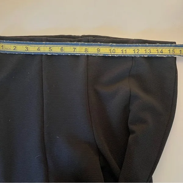 H&M Black Ankle-Length Women's Pants Slit Ankle Size 28 - Image 6