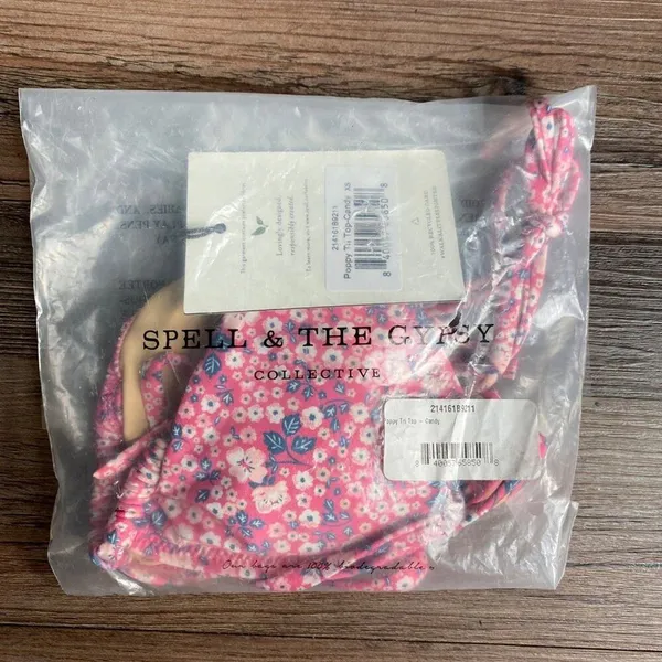 Spell & the Gypsy sz XS‎ pink bikini top NWT - Image 5