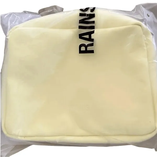 NWT RAINS The Box Bag - Crossbody -‎ Color Straw - This is a Unisex Bag - Image 4