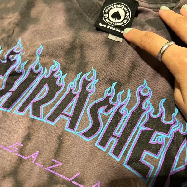 Thrasher Tie Dye T Shirt - Image 3