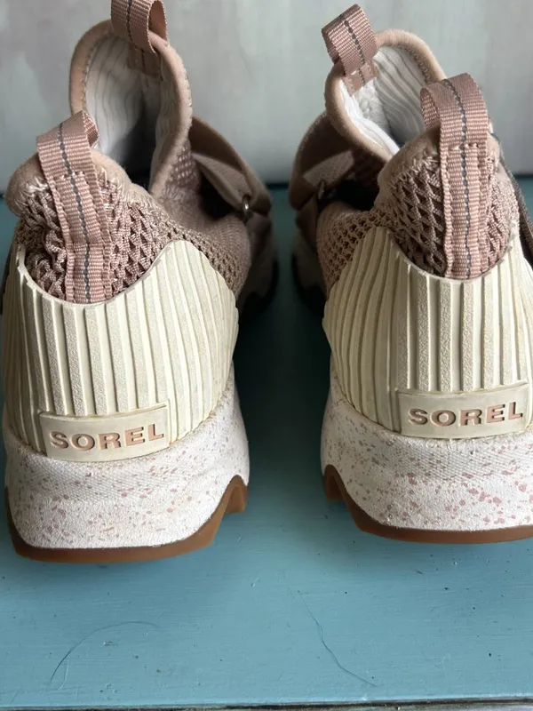 Sorel Women's Kinetic Sneak Mesh Slip On Athletic Sneakers Natural Tan Size 10 - Image 10