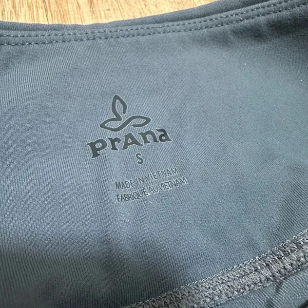PRANA | Woman's Blue Gray‎ Cropped Athleisure Workout Yoga Leggings, Size S - Image 3