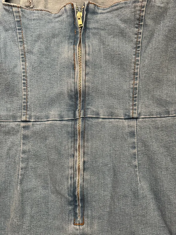 Jean Dress Blue Size M - Image 3