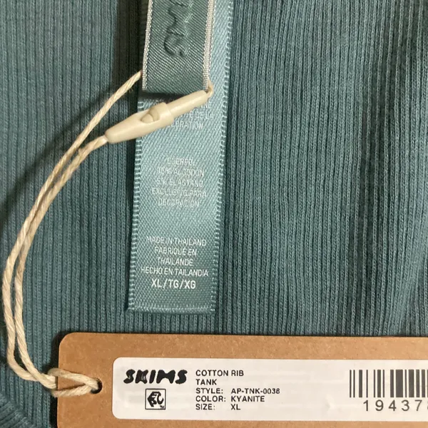 SKIMS Cotton Rib Tank XL - Image 5