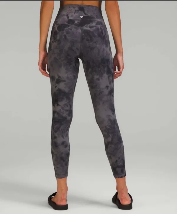 Lululemon Align High-Rise Pant 25" - Diamond Dye Pitch Grey Graphite Grey - Image 2