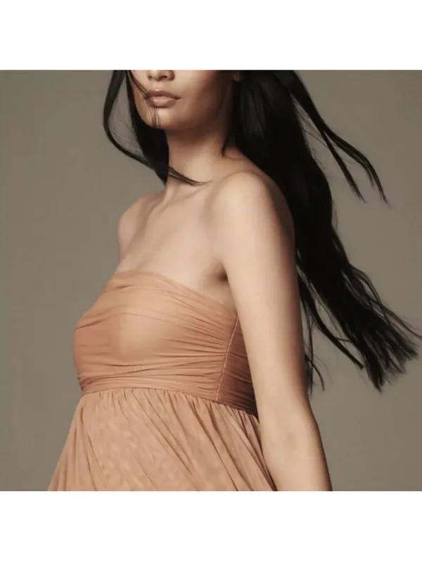 Anthropologie‎ Let Me Be Strapless Ombre Maxi Dress Size Large NWT - Image 4