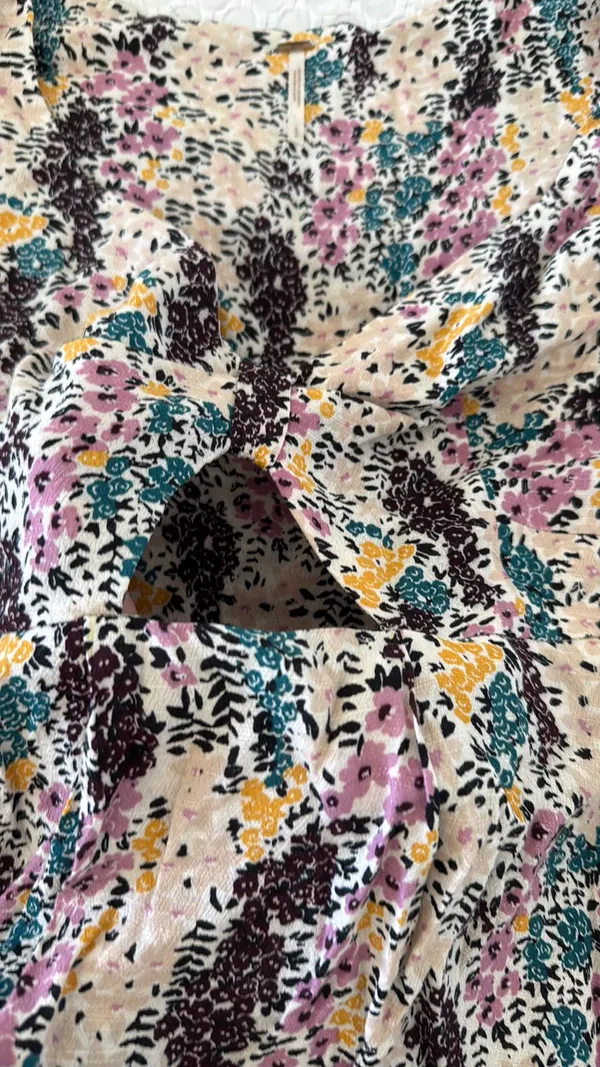 Free People Dress Mini Floral - Image 4