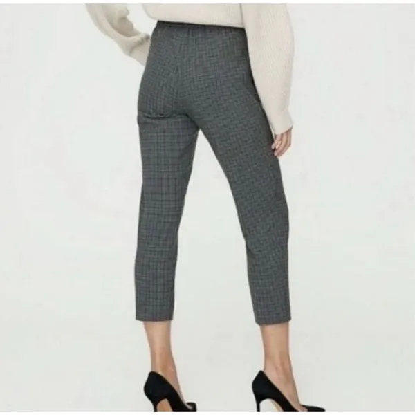✨Aritzia Babaton Conan Grey Check Plaid Sz 8 Pants✨ - Image 2