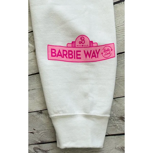 Barbie Mattel Logo Pullover Sweatshirt NWT! - Image 13