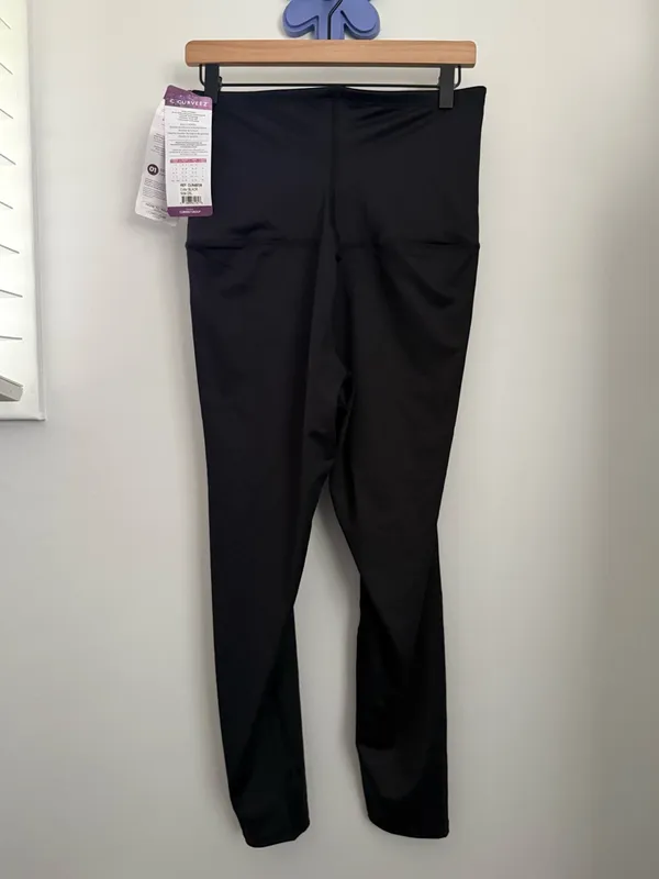 Curveez 2XL NEW Leggings Black High Waisted Shaping - Image 7