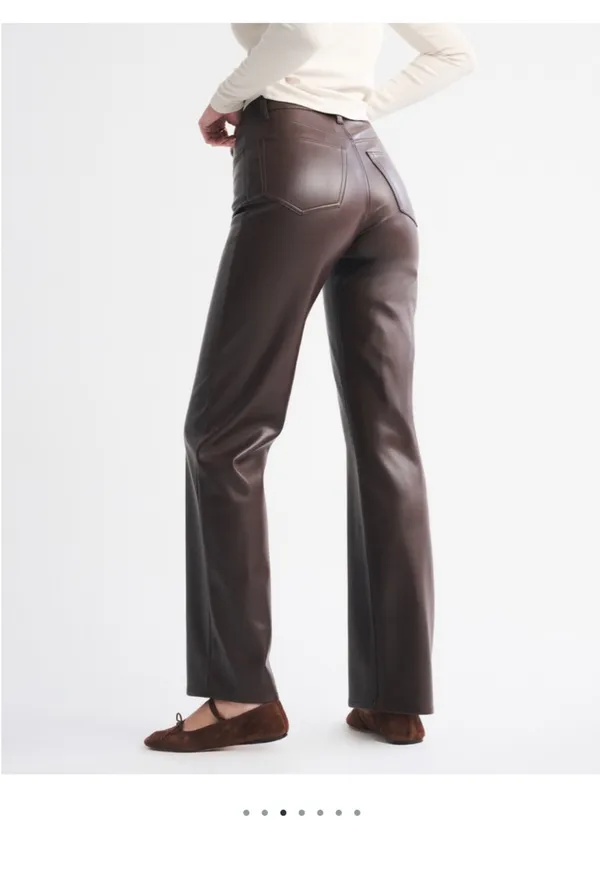 Abercrombie Leather Pants - Image 2