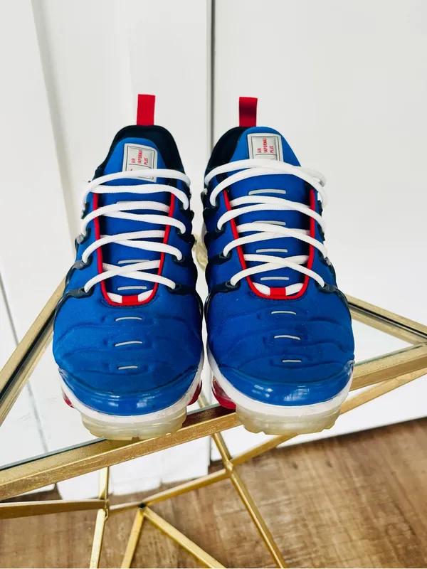 Nike Air Vapormax Plus Racer Blue/University Red-obsidian-white size 8M 9.5W - Image 5