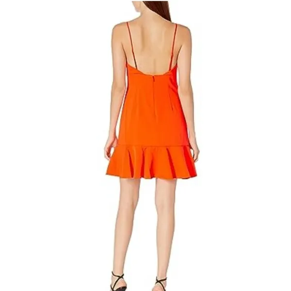 Elliatt Luster Sleeveless Mini Dress in Orange Small NWT - Image 5