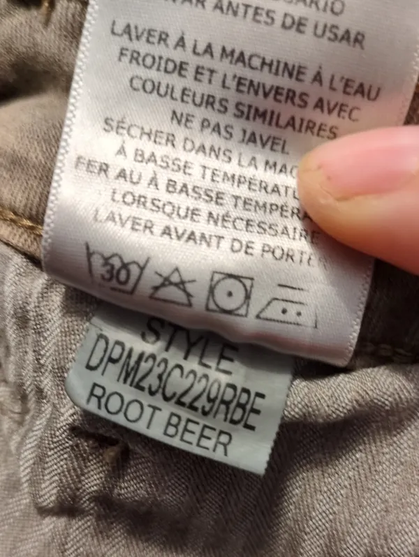 Dear John Rootbeer Blair Straight Jeans Size 25 - Image 7