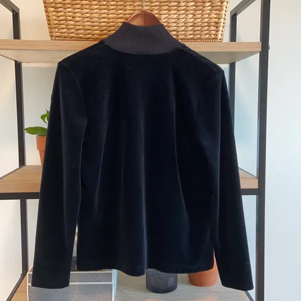 Lauren Ralph Lauren Full Zip Velour Jacket, S - Image 5