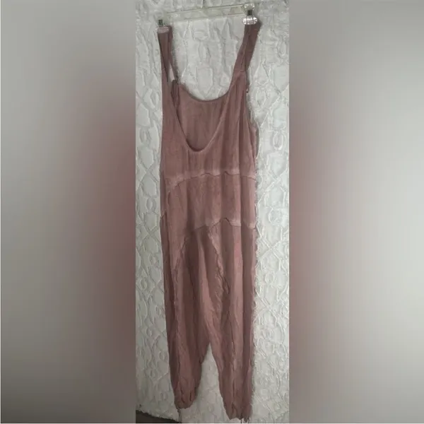 free people Act Natural Shapeless Romper jumpsuit sz‎ small - Image 9